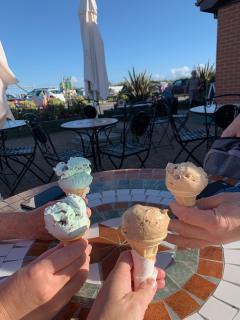 End of day one reward at the Diamond Farm Holiday Park